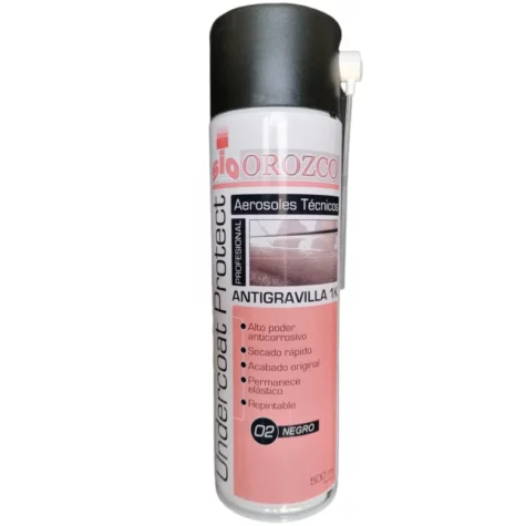 Protective Anti-Gravel Paint Black Spray 500 ml.