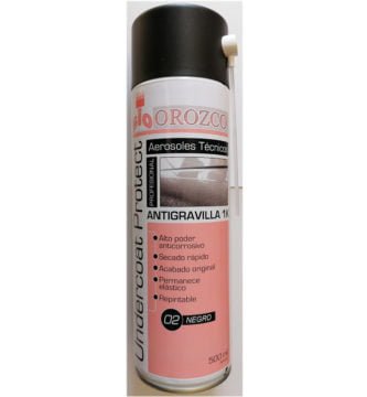Beschermende anti-grindverf zwarte spray 500 ml.