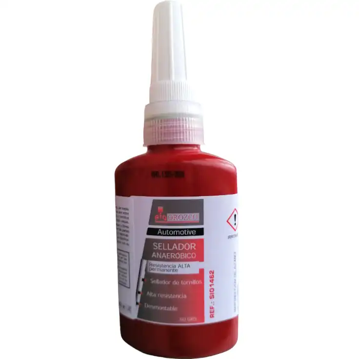 Fijador de Tornillos Sellador de Roscas Alta Rojo 50ml. - Productos  Quimicos para Taller Mecanico